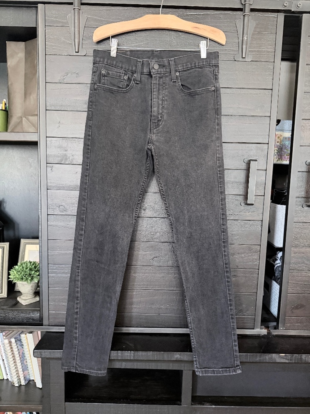 LEVI'S 512 Jeans Men's Slim Taper Jeans - Black sz 32 x 30